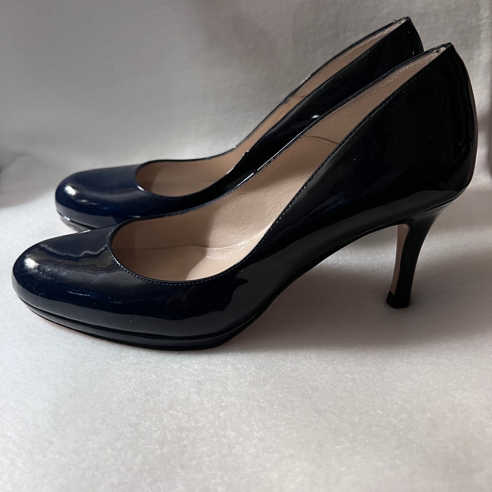 L.K. Bennet London Navy blue heels